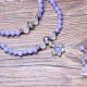 Purple Jasper Bead Strength Mala Bracelet Purple Jasper Bead Strength Mala Bracelet