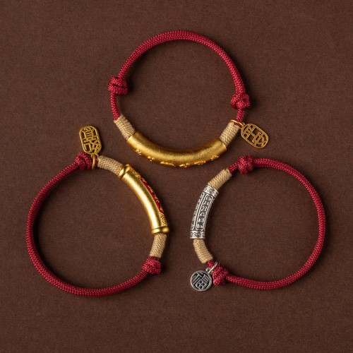 999 Silver Om Mani Padme Hum Luck Bracelet 999 Silver Om Mani Padme Hum Luck Bracelet