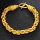 24K Gold Plated Double-Headed Dragon Protection Bracelet 24K Gold Plated Double-Headed Dragon Protection Bracelet
