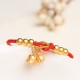 Lily Of The Valley Charm Luck Protection Braided Bracelet