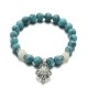 Turquoise Glowstone Lotus Protection Bracelet Turquoise Glowstone Lotus Protection Bracelet