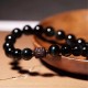 Gold Sheen Obsidian Om Mani Padme Hum Bracelet Gold Sheen Obsidian Om Mani Padme Hum Bracelet