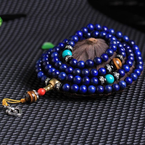 108 Beads Lazurite Mala Bracelet 108 Beads Lazurite Mala Bracelet
