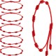 Evil Eye Seven Knot Red String Protection Bracelet Evil Eye Seven Knot Red String Protection Bracelet