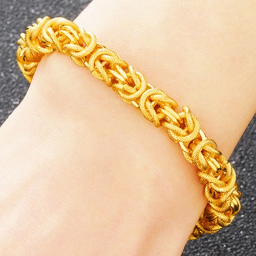 24K Gold Plated Double-Headed Dragon Protection Bracelet 24K Gold Plated Double-Headed Dragon Protection Bracelet