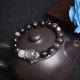 Rainbow Obsidian Fox Healing Bracelet (Gold & Silver Sheen) Rainbow Obsidian Fox Healing Bracelet (Gold & Silver Sheen)