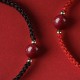 Lucky Cinnabar Bead Red String Bracelet