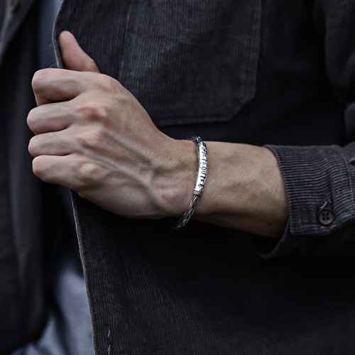 Viking Style Twisted Copper Balance Bracelet