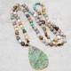 Natural Picasso Jasper Beaded Healing Necklace