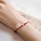 925 Silver Luck Bead Red String Braided Bracelet 925 Silver Luck Bead Red String Braided Bracelet