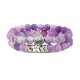 2Pcs Crystal Agate Buddha Protection Bracelet 2Pcs Crystal Agate Buddha Protection Bracelet