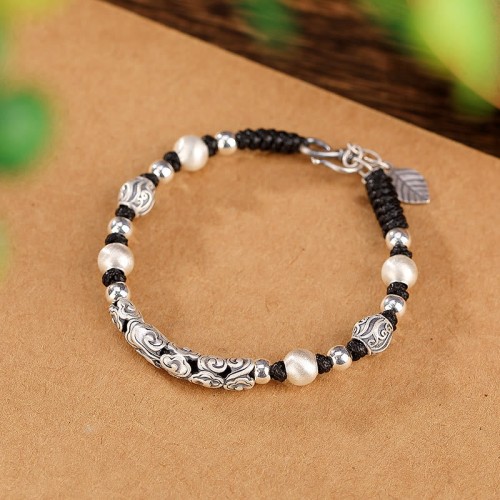 Tibetan Copper 999 Silver Auspicious Cloud Wealth Bracelet Tibetan Copper 999 Silver Auspicious Cloud Wealth Bracelet