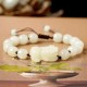 Hetian White Jade PiXiu Wealth String Bracelet