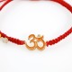 OM Mindfulness Red String Bracelet 