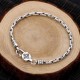 Tibetan Double Dorje Om Mani Padme Hum Strength Bracelet Tibetan Double Dorje Om Mani Padme Hum Strength Bracelet