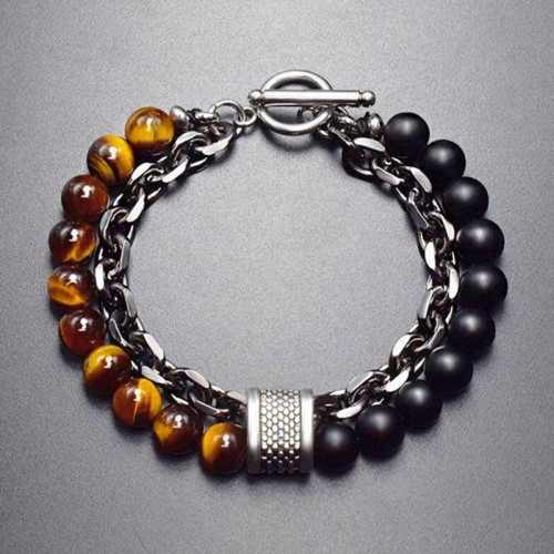Tiger Eye Lazurite Protection Bracelet