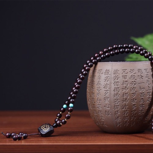 108 Mala Red Sandalwood Lotus Balance Bracelet 108 Mala Red Sandalwood Lotus Balance Bracelet