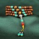 108 Beads Rosewood Tiger Eye Healing Mala