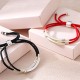 925 Silver Red String Braid Bracelet 925 Silver Red String Braid Bracelet