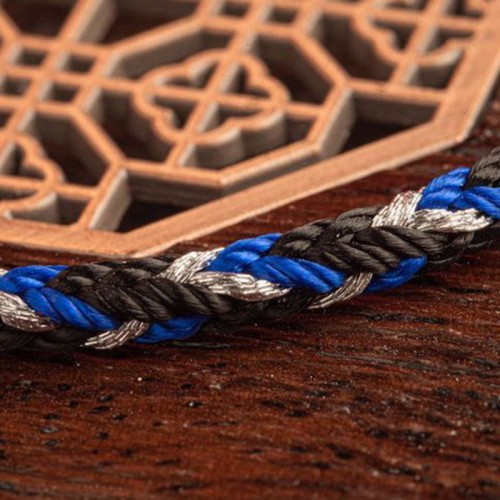 "May Prosperity Fill Your Life" Lucky Multicolored Bracelet "May Prosperity Fill Your Life" Lucky Multicolored Bracelet