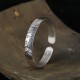 999 Sterling Silver Buddha Head Heart Sutra Serenity Bangle 999 Sterling Silver Buddha Head Heart Sutra Serenity Bangle