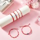 Evil Eye Seven Knot Red String Protection Bracelet Evil Eye Seven Knot Red String Protection Bracelet