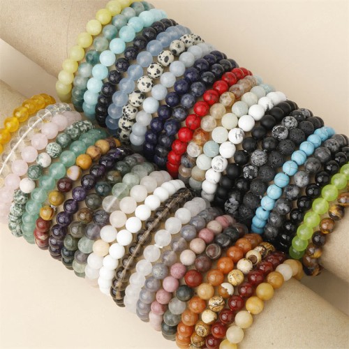 Stone Quartz Healing Beads Bracelet Stone Quartz Healing Beads Bracelet