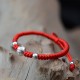 999 Sterling Silver Om Mani Padme Hum Strength Bracelet