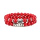 2Pcs Crystal Agate Buddha Protection Bracelet 2Pcs Crystal Agate Buddha Protection Bracelet