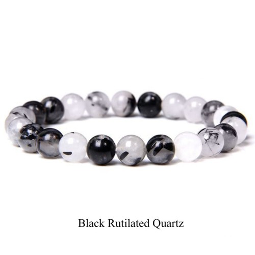 Stone Quartz Healing Beads Bracelet Stone Quartz Healing Beads Bracelet