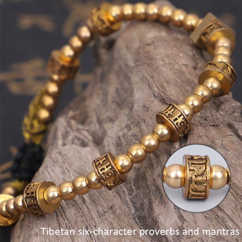Tibetan Curse Six True Words Wealth Bracelet Tibetan Curse Six True Words Wealth Bracelet