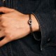 925 Silver Handmade Button Protection Bracelet 925 Silver Handmade Button Protection Bracelet
