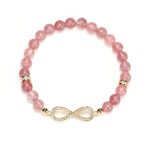 Strawberry Quartz Positivity Healing Bracelet