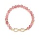 Strawberry Quartz Positivity Healing Bracelet