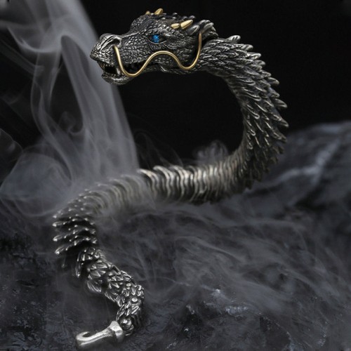 Nordic Dragon Handmade Luck Protection Bracelet Nordic Dragon Handmade Luck Protection Bracelet