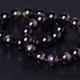 Natural Rainbow Obsidian Positive Bracelet Natural Rainbow Obsidian Positive Bracelet