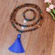 108 Mala Beads Tiger Eye Buddha Strength Necklace 108 Mala Beads Tiger Eye Buddha Strength Necklace