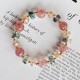 Strawberry Quartz Colorful Crystal Positive Bracelet Strawberry Quartz Colorful Crystal Positive Bracelet