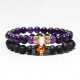 King & Queen Crown Healing Couple Bracelet King & Queen Crown Healing Couple Bracelet
