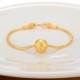 18K Gold Om Mani Padme Hum Koi Fish Luck Bracelet 18K Gold Om Mani Padme Hum Koi Fish Luck Bracelet