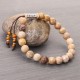 Weathered Stone Om Mani Padme Hum Bracelet