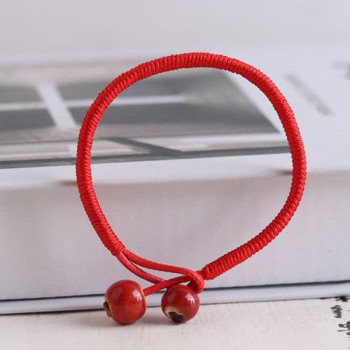 Feng Shui Lucky Red String Ceramic Bracelet Feng Shui Lucky Red String Ceramic Bracelet