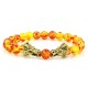 White Turquoise Lava Rock Dragon Blessing Bracelet White Turquoise Lava Rock Dragon Blessing Bracelet