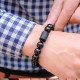 Black Obsidian Phoenix Dragon Bracelet