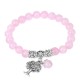 Natural Gemstone Tree of Life Lucky Charm Bracelet