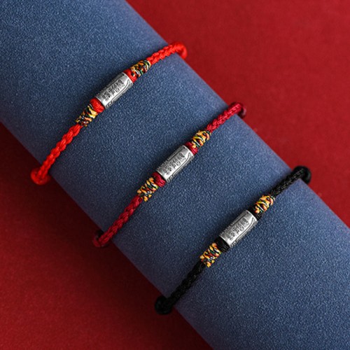 Sterling Silver Protection Strength Anklet