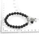 Natural Gemstone Tree of Life Lucky Charm Bracelet