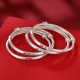 999 Silver Peace & Joy Kids Protection Bangle