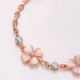 Pink Crystal Four Leaf Clover Bracelet Pink Crystal Four Leaf Clover Bracelet