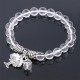 Natural Gemstone Tree of Life Lucky Charm Bracelet
